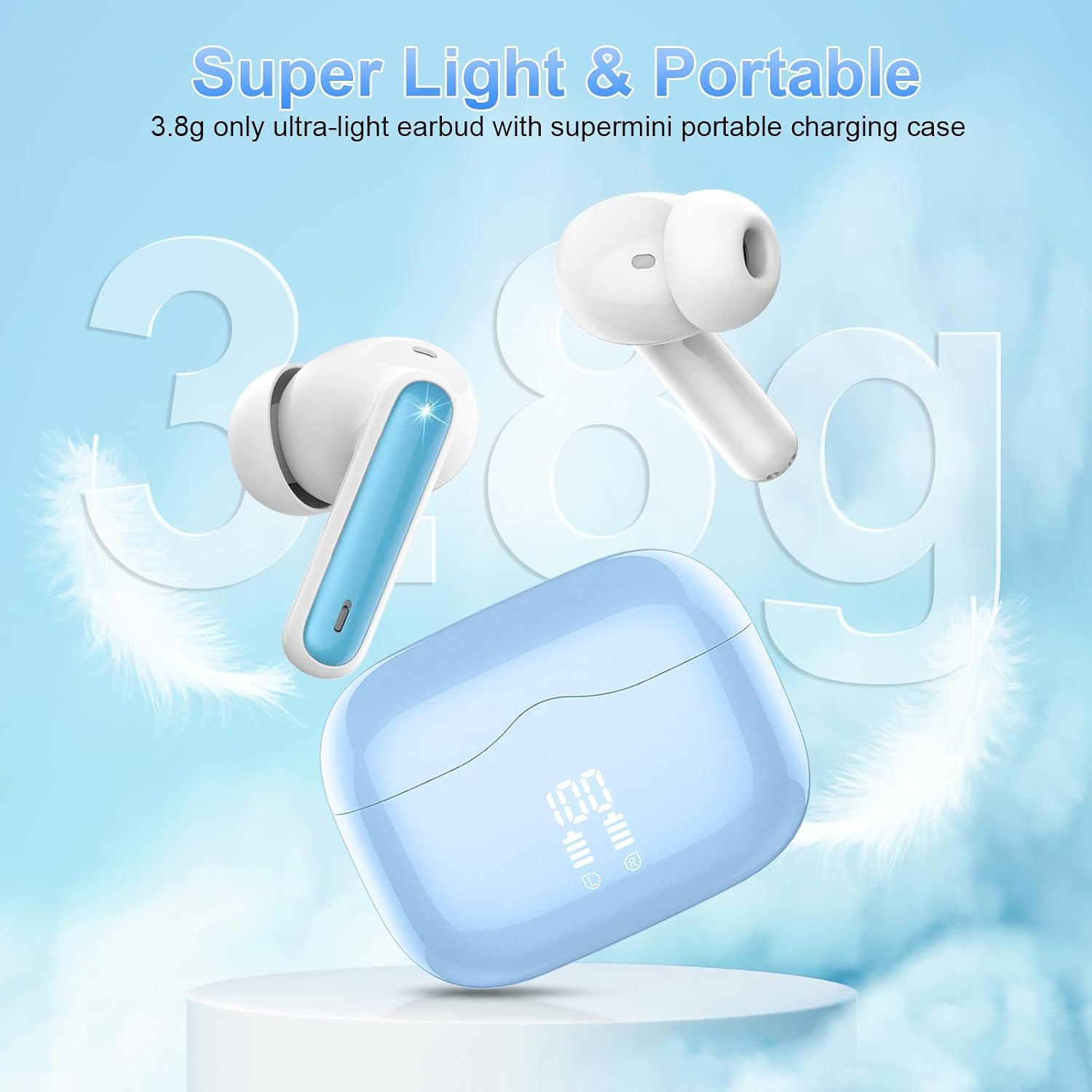 Detalle de Bluetooth In-Ear Kopfhörer A97 15 m Reichweite