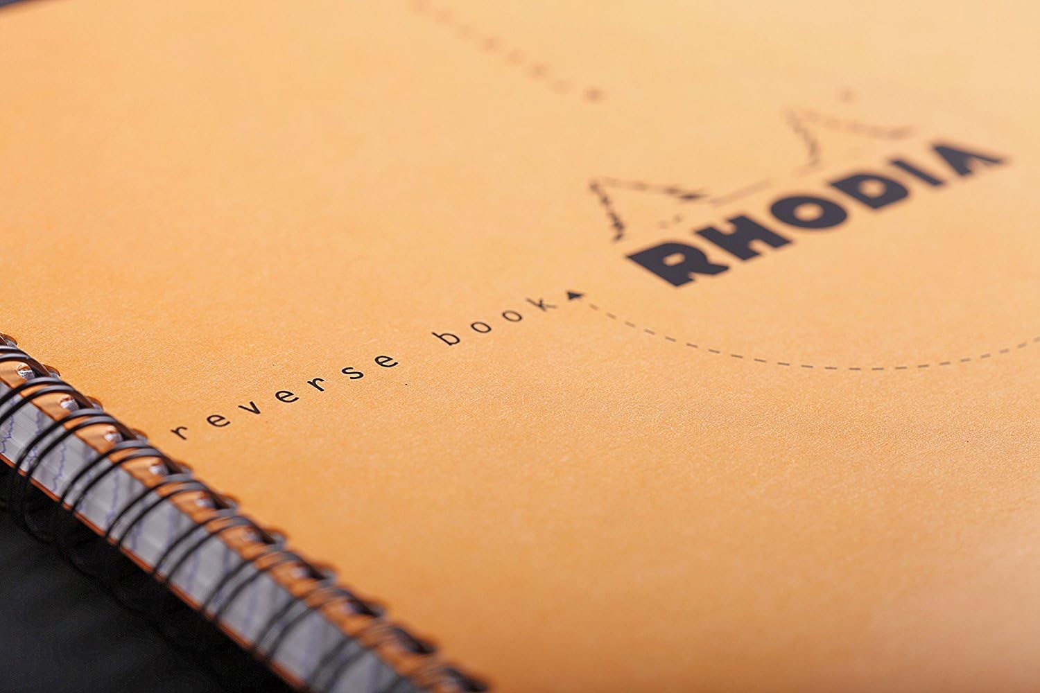 Detalle de RHODIA 193639C Spiral Notebook (Full Binding) - Black, 21x21 cm, Dotted - 160 Pages