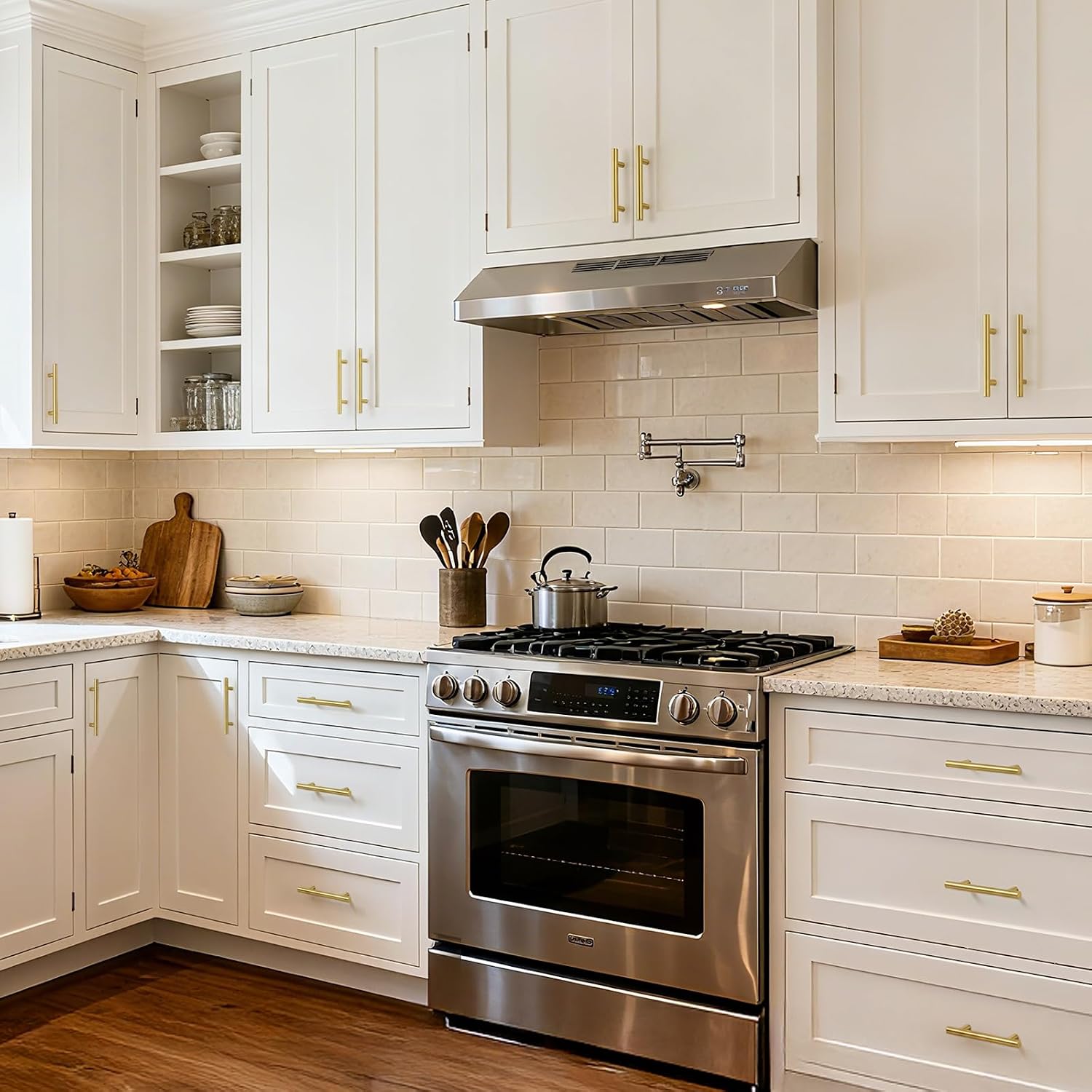Detalle de Goldenwarm Cabinet Pulls 3-Inch