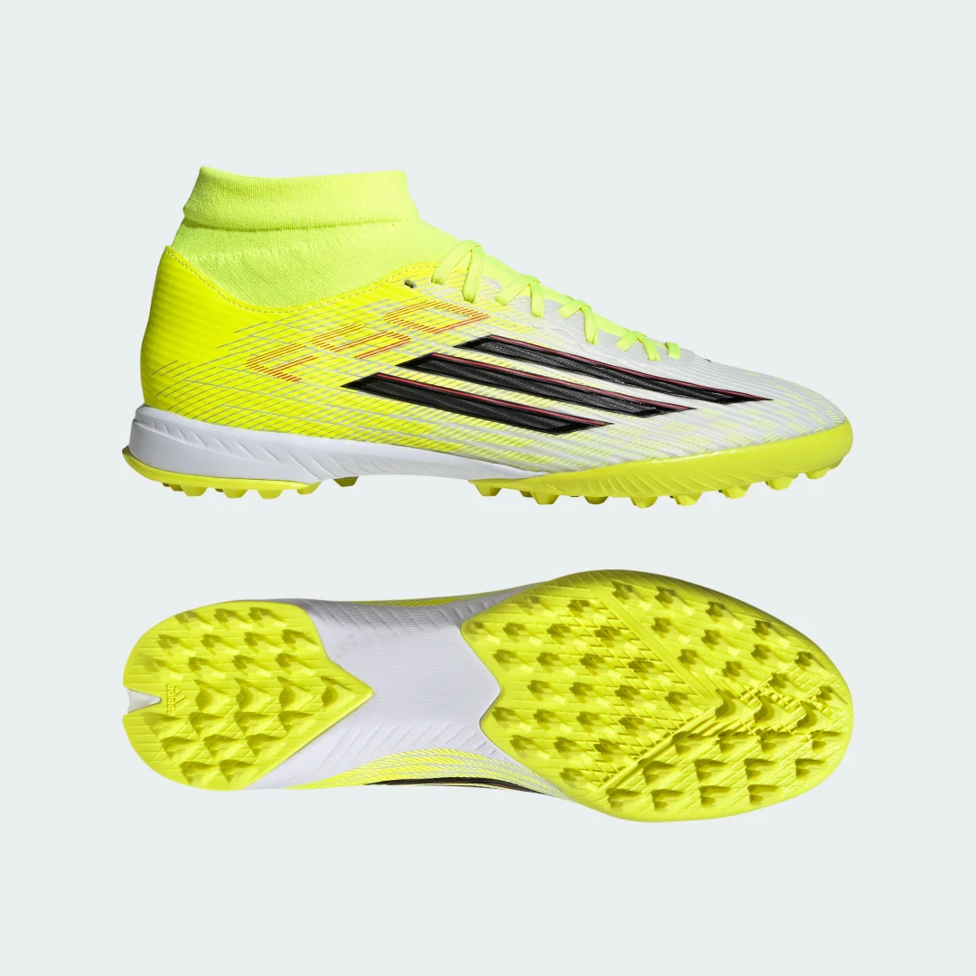 Detalle de Zapatilla de fútbol Adidas F50 LEAGUE Mid moqueta – ideal para moqueta en interior