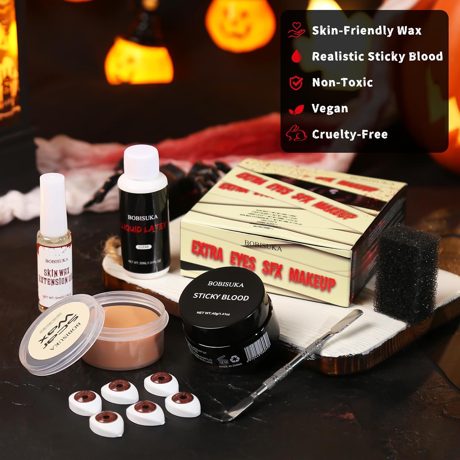 Thumbnail 6 de Halloween SFX Makeup Kit for Popped-Eye Zombie and Monster Looks
