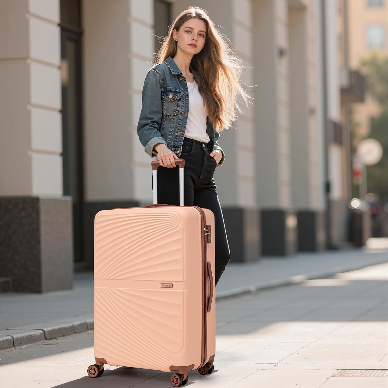 Thumbnail 1 de Eeeza 5-Piece Luggage Set 20/24/28 in.
