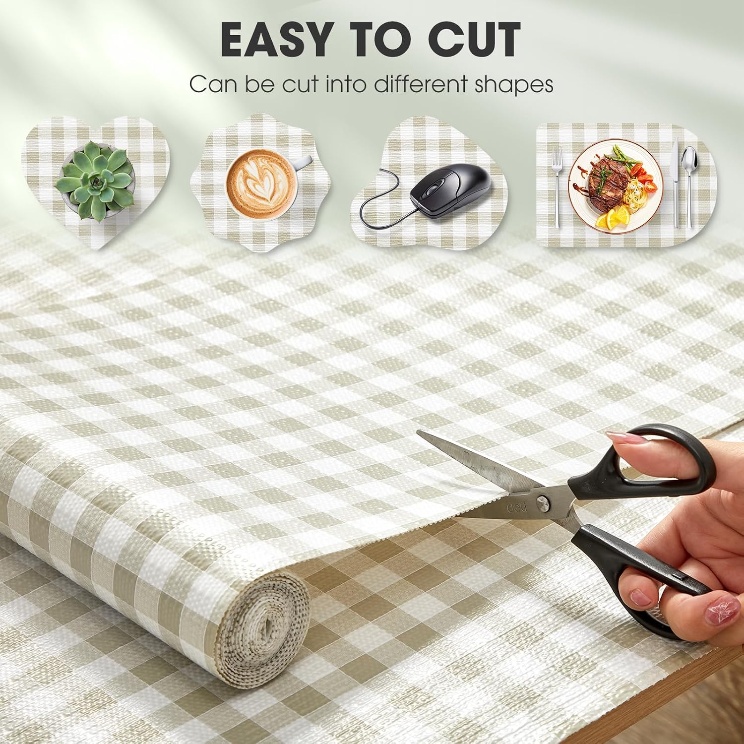 Detalle de ALIUNI Shelf Liner, 12 in x 10 ft