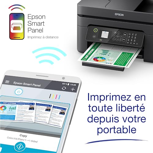 Detalle 2 de Epson Workforce WF-2930DWF : Imprimante 4-en-1 compacte et économique avec Wi-Fi