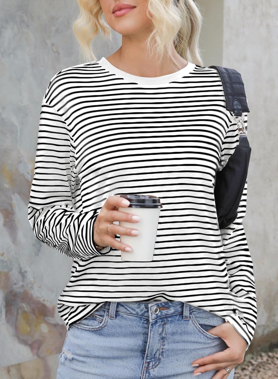 Thumbnail 5 de Dokotoo Langarmshirt Gestreift S-XXL