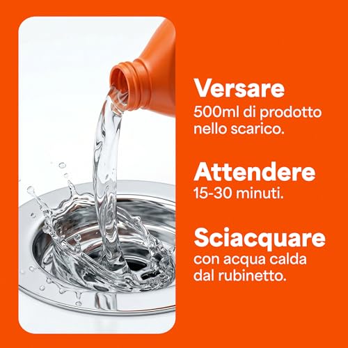 Thumbnail 6 de Mr Muscle Niagara Cucina Gel – Disgorgante Professionale Forte, 3x1000 ml