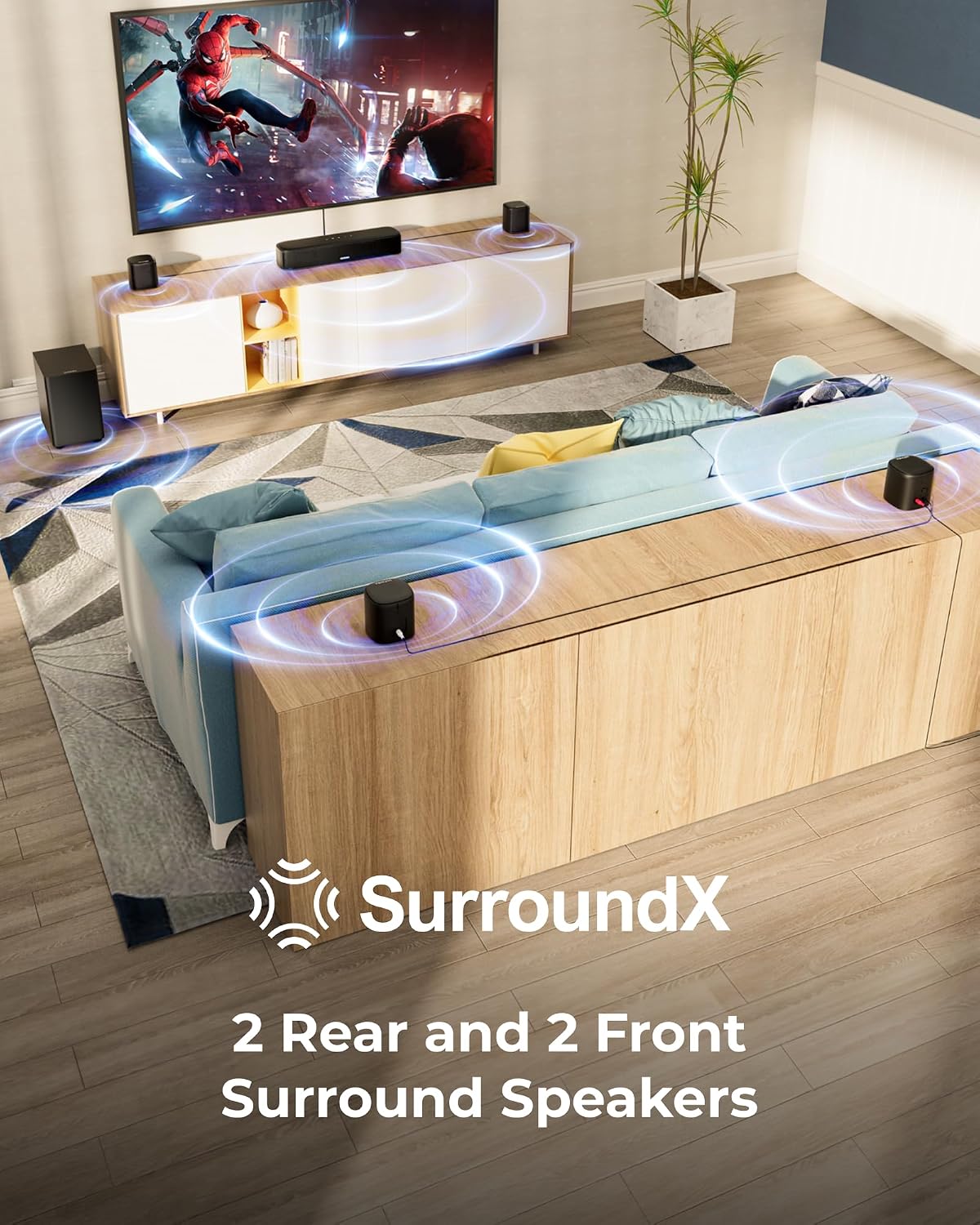 Thumbnail 2 de ULTIMEA 7.1ch Surround Soundbar with Aura A40 Pro and Subwoofer