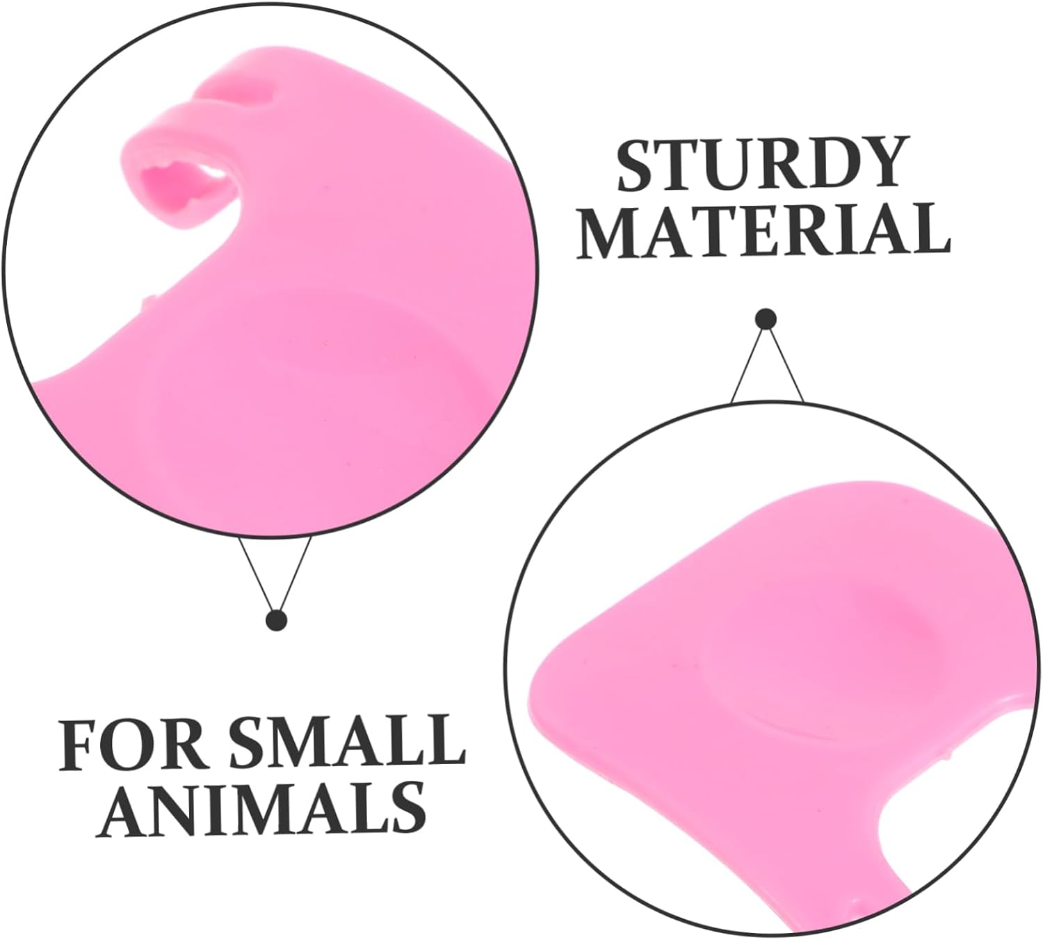 Detalle de Milisten 8Pcs Rabbit Cage Clips: Durable Plastic Fasteners for Small Animal Cages
