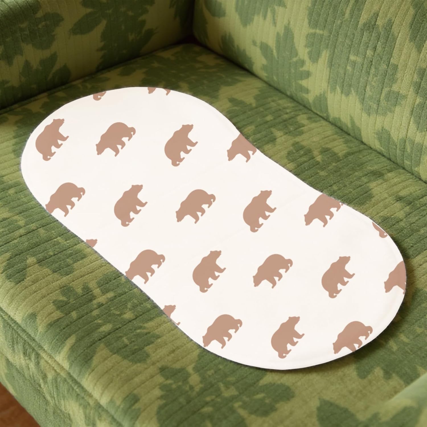 Detalle 2 de Wauprant LYP-ZC-D6C7B Woodland Baby Burp Cloths, 4-Pack, Cotton Muslin