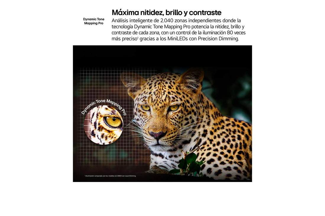 Detalle de LG 85QNED93A6A.OUTLET: Smart TV QNED evo AI MiniLED 85" 4K (2025)
