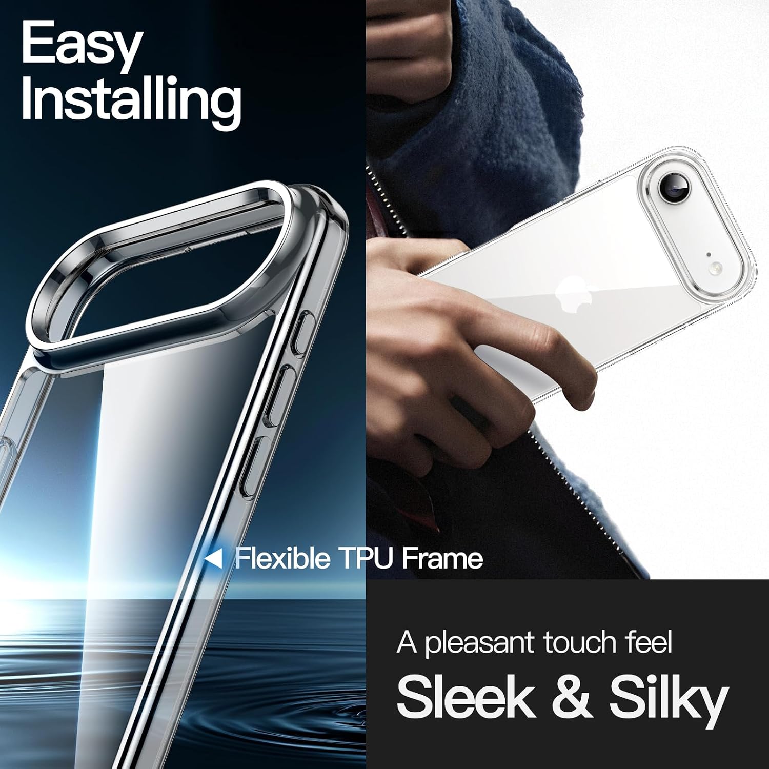 Thumbnail 5 de JETech Case for iPhone Air 6.5-inch Clear