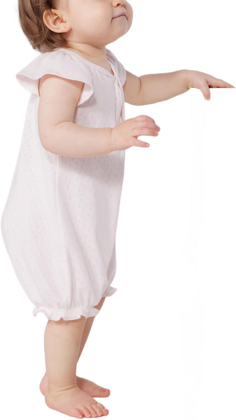 Thumbnail 2 de Petit Bateau Combicourt Bébé Fille – combinaison courte en coton, intemporel et confortable