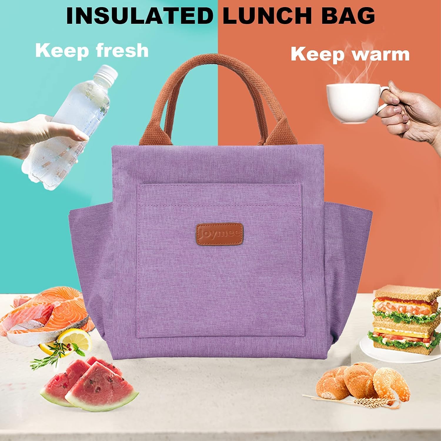 Detalle 1 de Joymee Lunch Bag Insulated Large Cooler Tote
