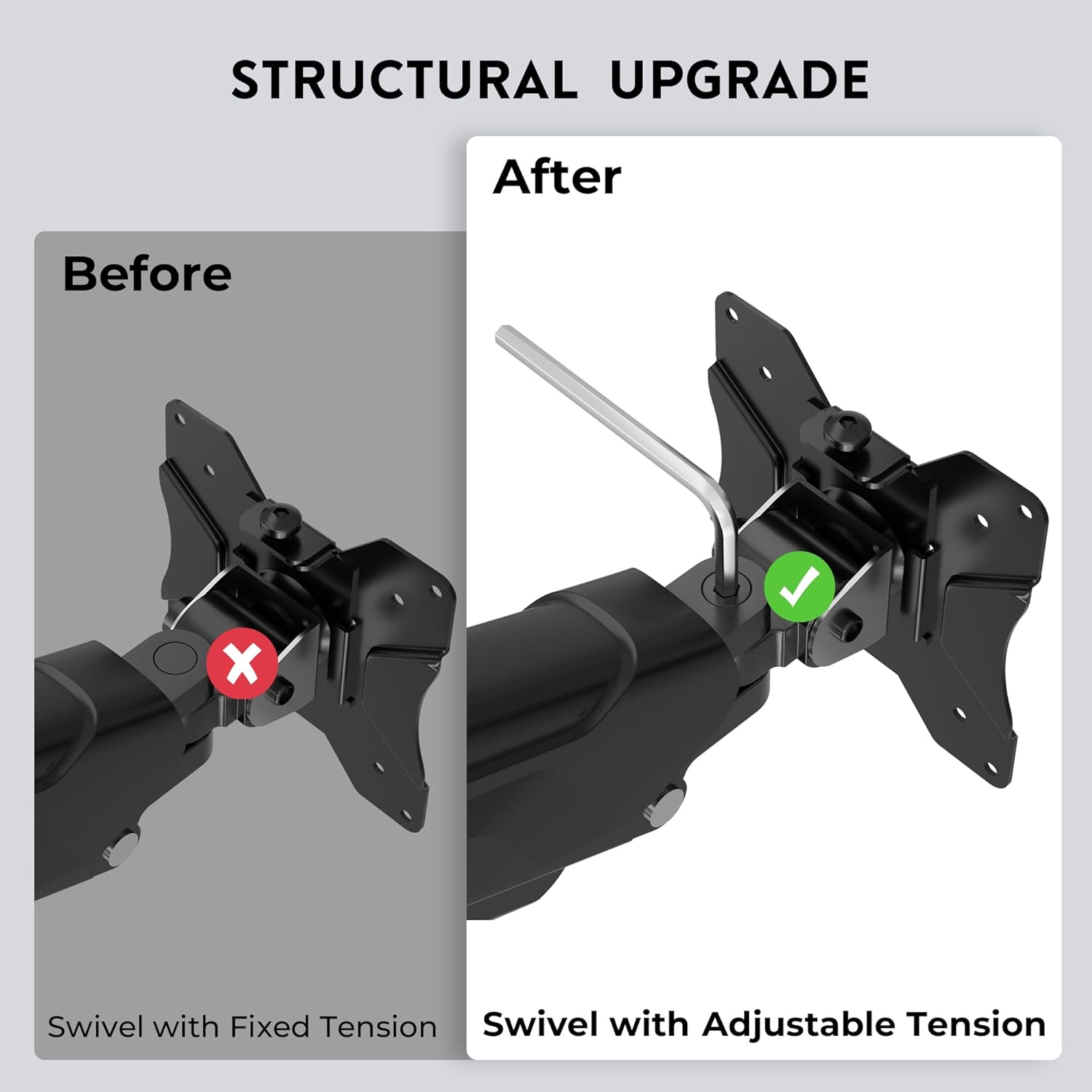 Thumbnail 4 de BONTEC Monitor Arm Wall Mount 13-42 Inch 9kg