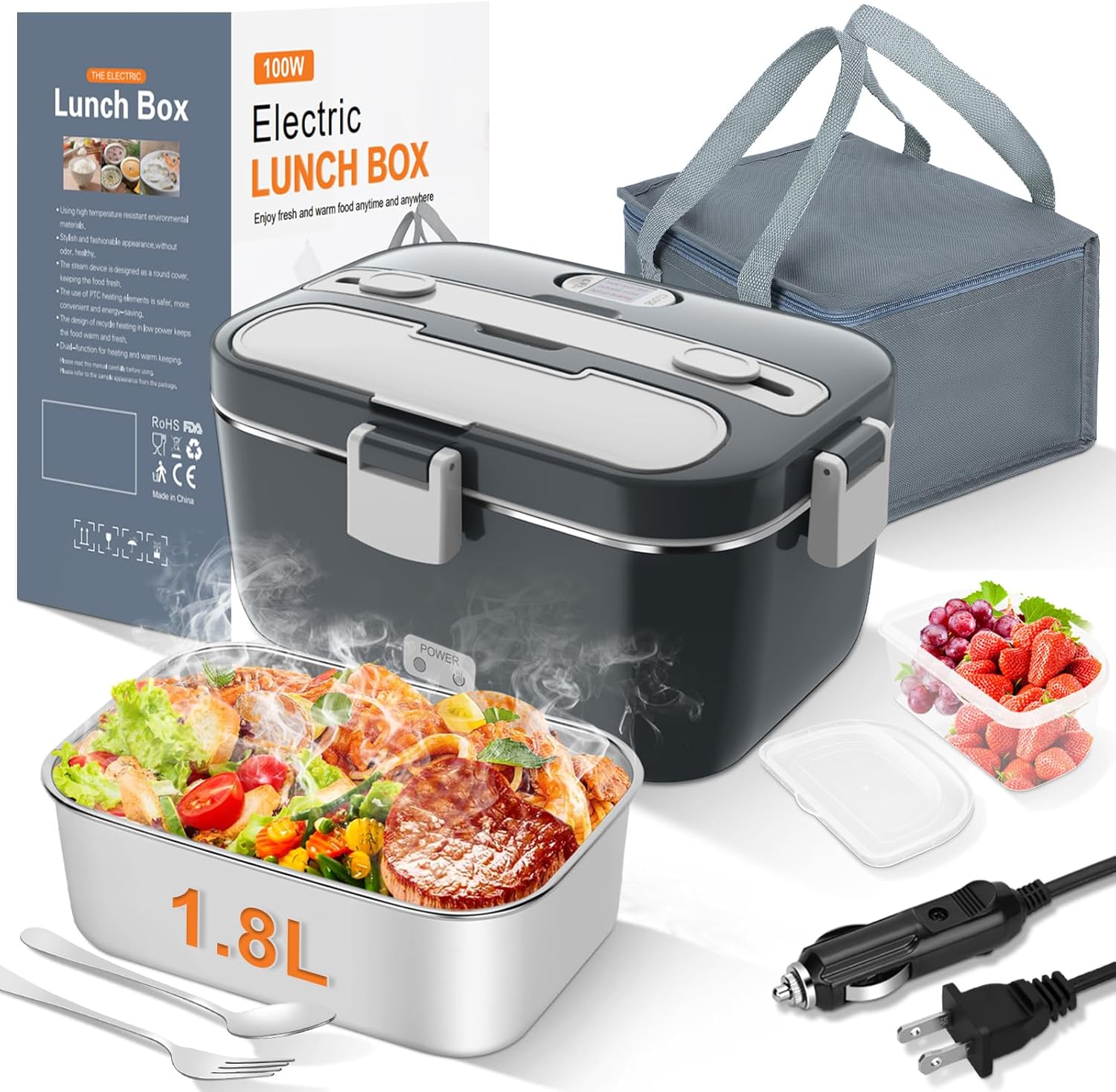 Detalle de DUPASU Electric Lunch Box 1.8L 100W