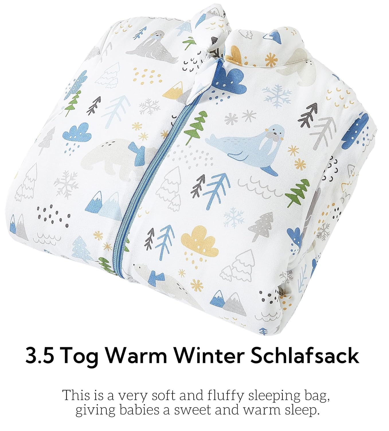 Detalle de Chilsuessy Baby Schlafsack 3.5 Tog M (75-90 cm)