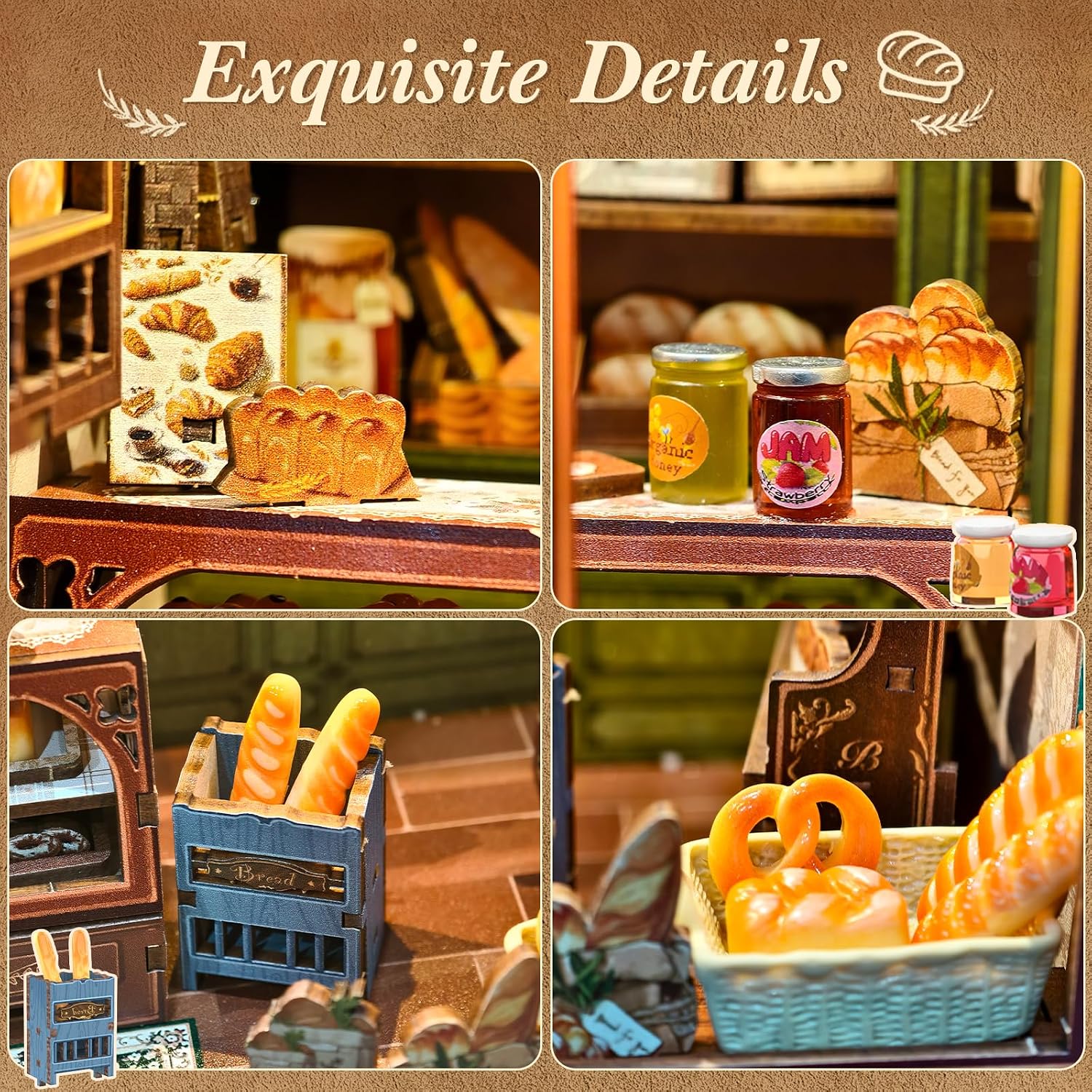 Thumbnail 2 de CUTEBEE Book Nook Kit Mrs Hunt Bakery