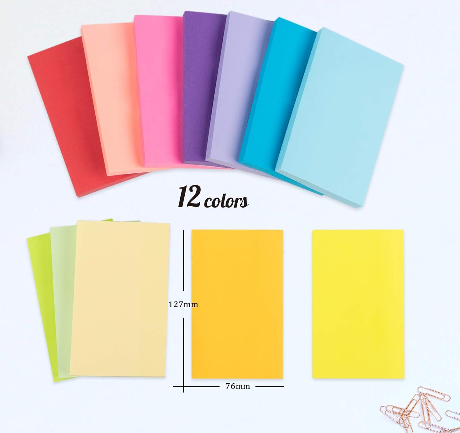 Detalle 2 de Agoer Pack 12 Notas Adhesivas 76x127