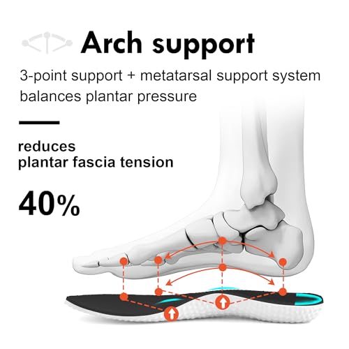 Thumbnail 2 de JACKSHIBO Mens Orthopedic Walking Sneakers 0mm