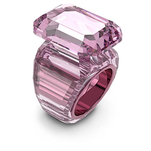 Thumbnail 1 de Swarovski Anello cocktail Lucent, Taglio ottagonale, Rosa – eleganza lucente