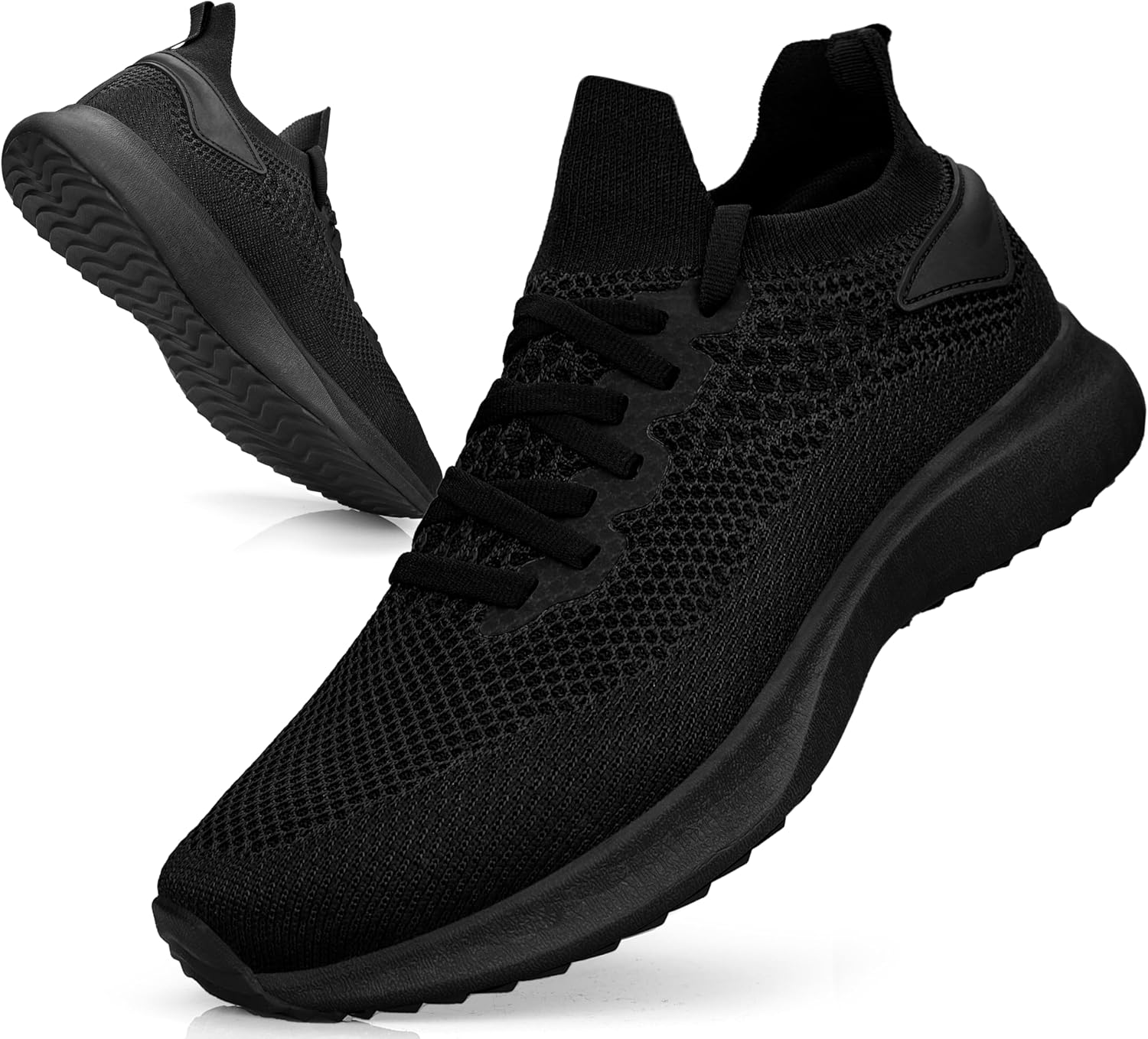 Thumbnail 6 de Giniros Men’s Trainers Walking Running Shoes Mesh Slip-On