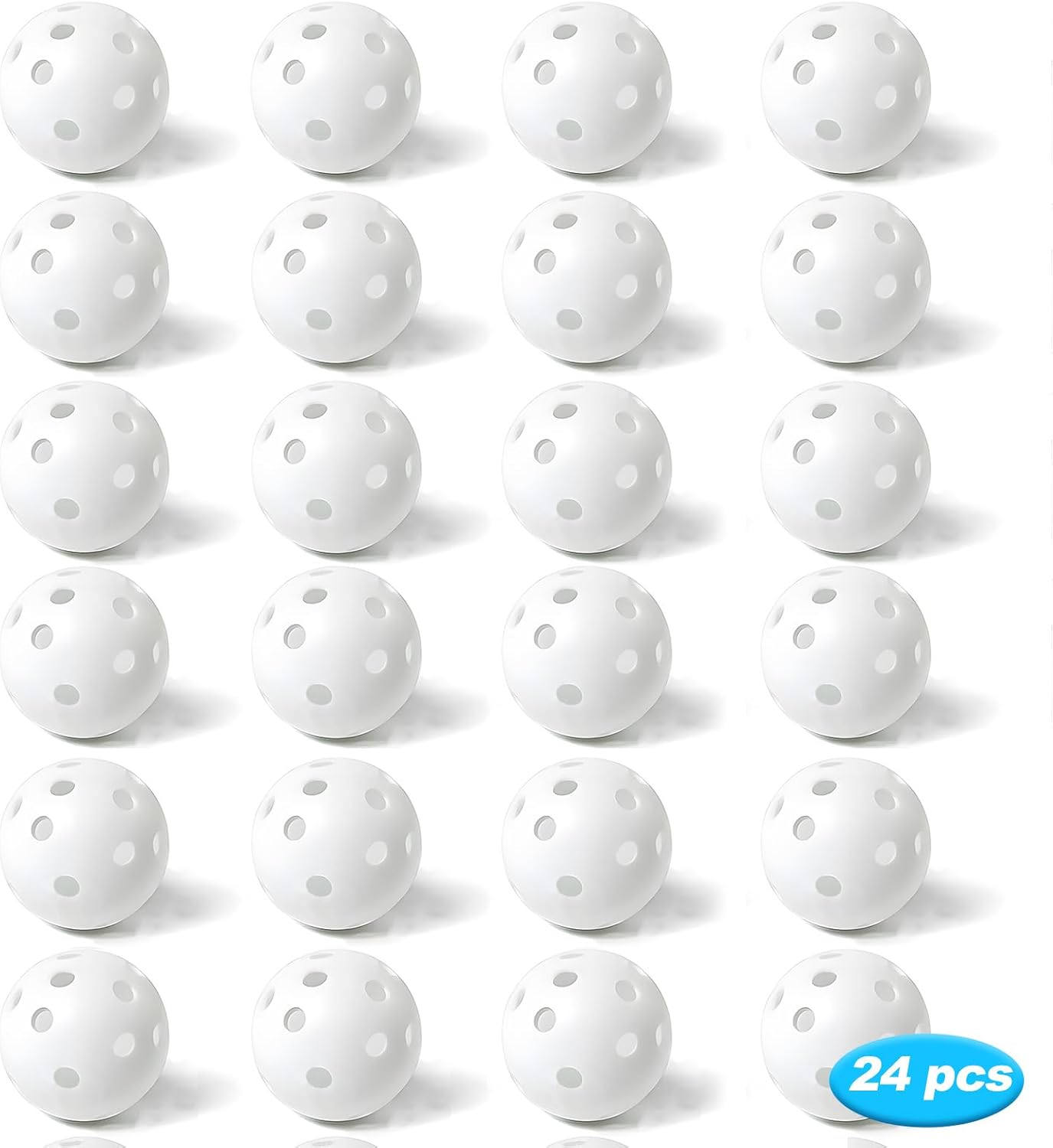 Thumbnail 5 de THIODOON Golf Practice Ball Air Flow Hollow – 40mm, 12 Pack