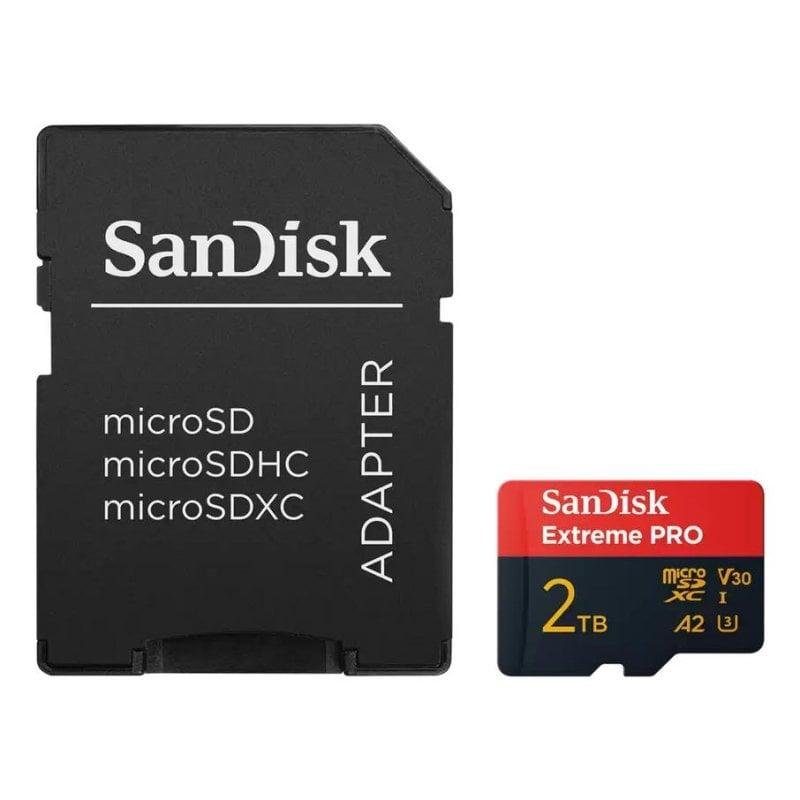 Detalle 2 de SanDisk Extreme PRO microSDXC 2 TB UHS-I: rendimiento y capacidad para profesionales
