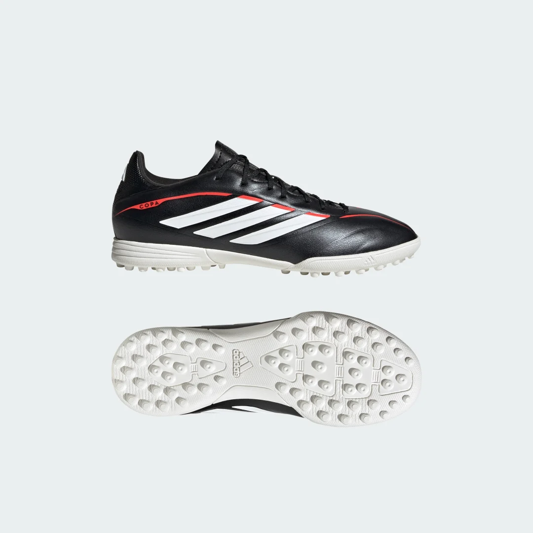 Detalle de Zapatilla de fútbol COPA PURE IV LEAGUE moqueta de Adidas: para control fino en césped artificial