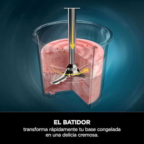 Detalle 2 de Ninja CREAMi NC302EU: heladera multifunción 1,4 L para helados y más, con 2 tarrinas