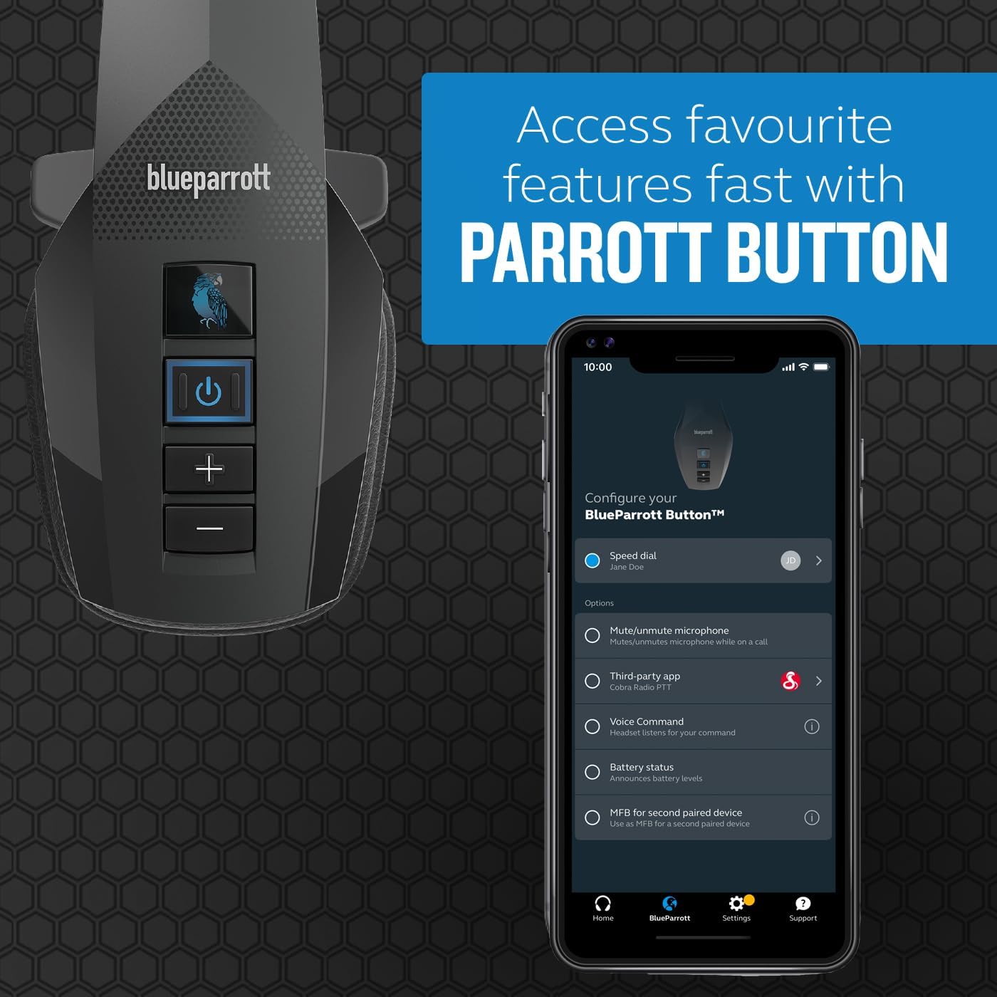 Thumbnail 5 de BlueParrott B350-XT Bluetooth Headset with 96% Noise Cancellation and IP54 Protection