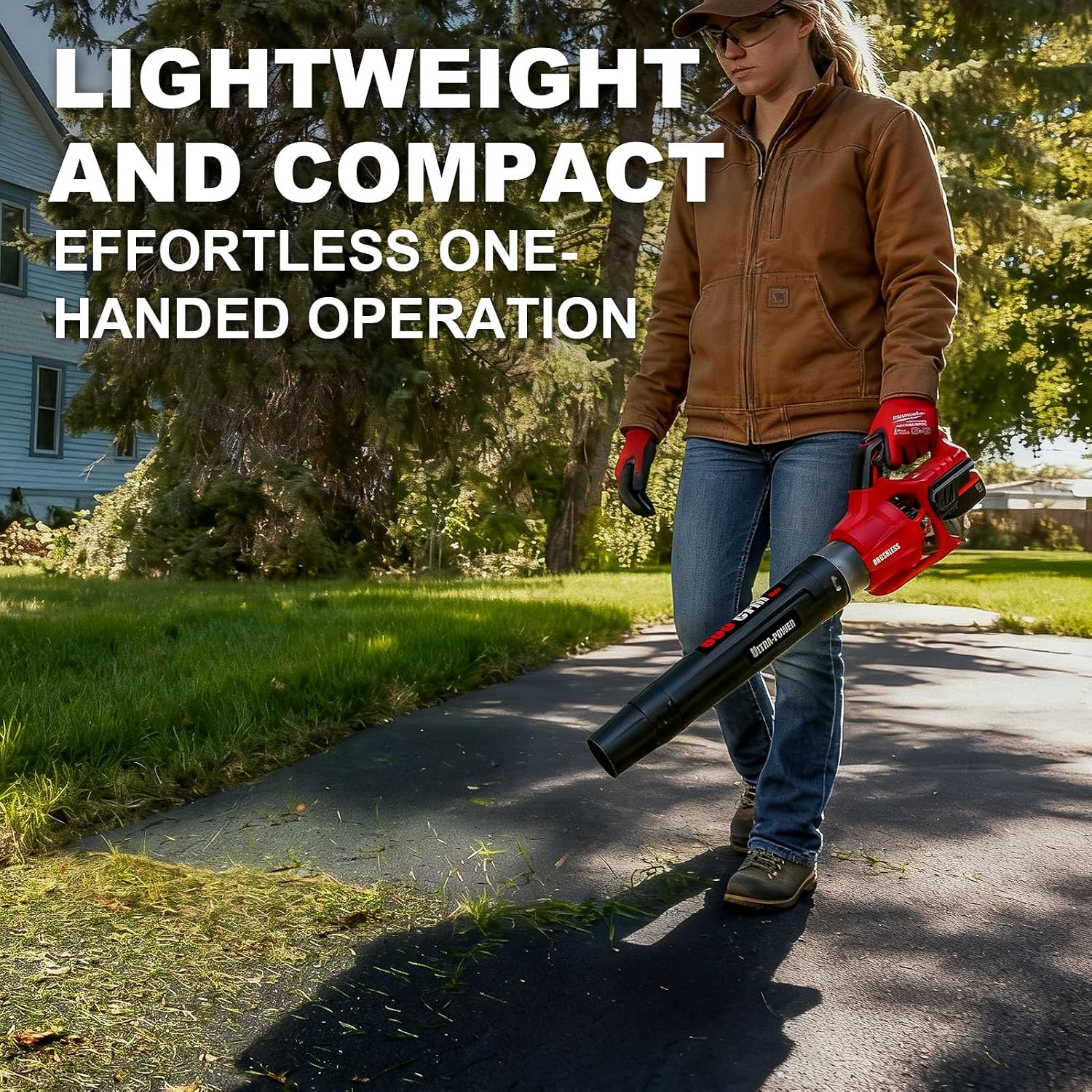 Detalle 2 de Paxwrenx 9296-18BL Brushless Cordless Leaf Blower, 600 CFM, M18 Compatible