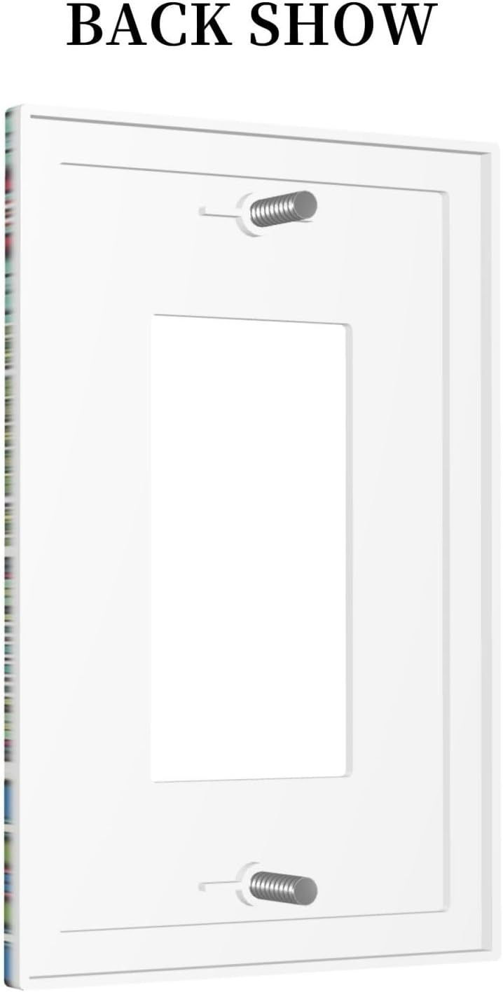 Detalle 2 de Decorative Rocker Switch Plate, 1 Gang