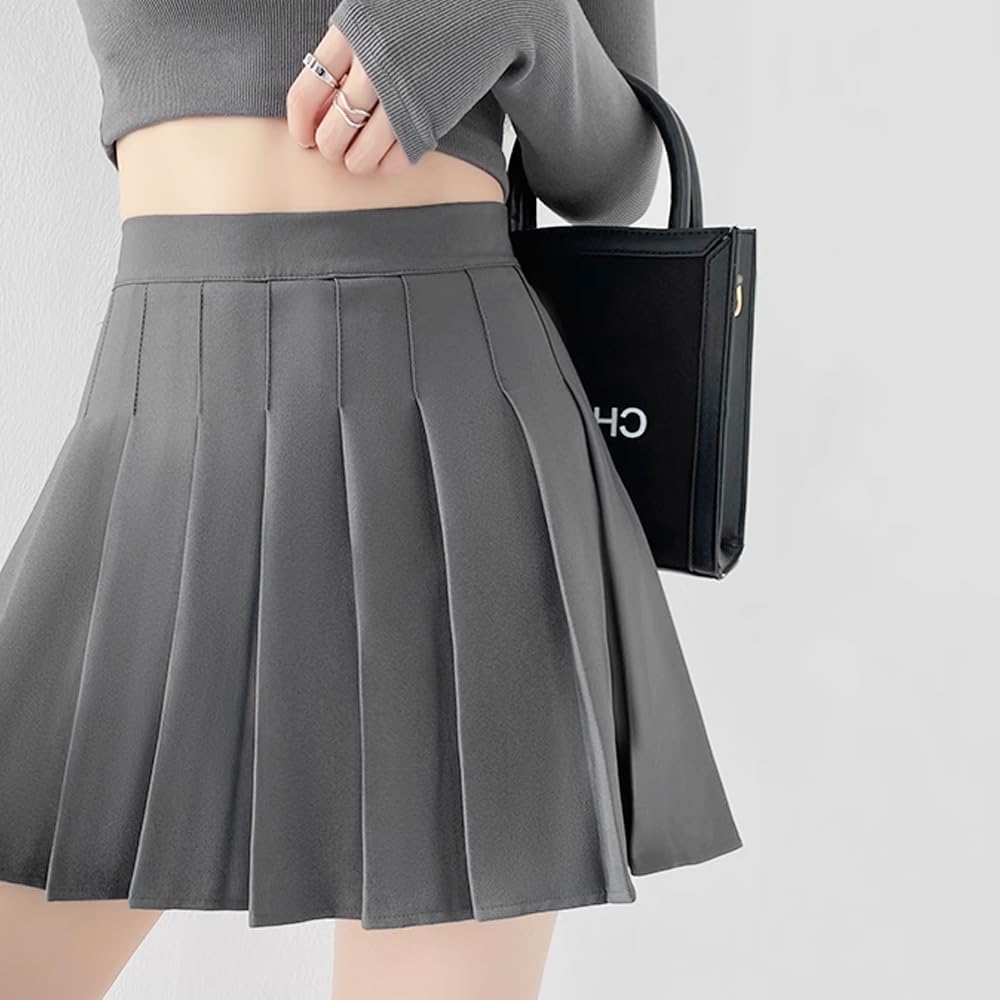 Detalle 2 de DRESHOW Basic Solid Stretchy Flared Mini Skirt