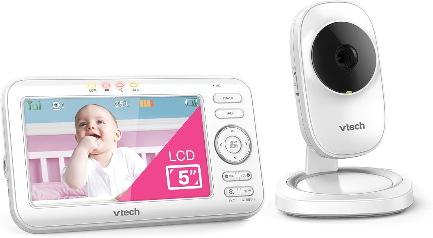 Thumbnail 1 de VTech LM808-1W Baby Monitor 300m