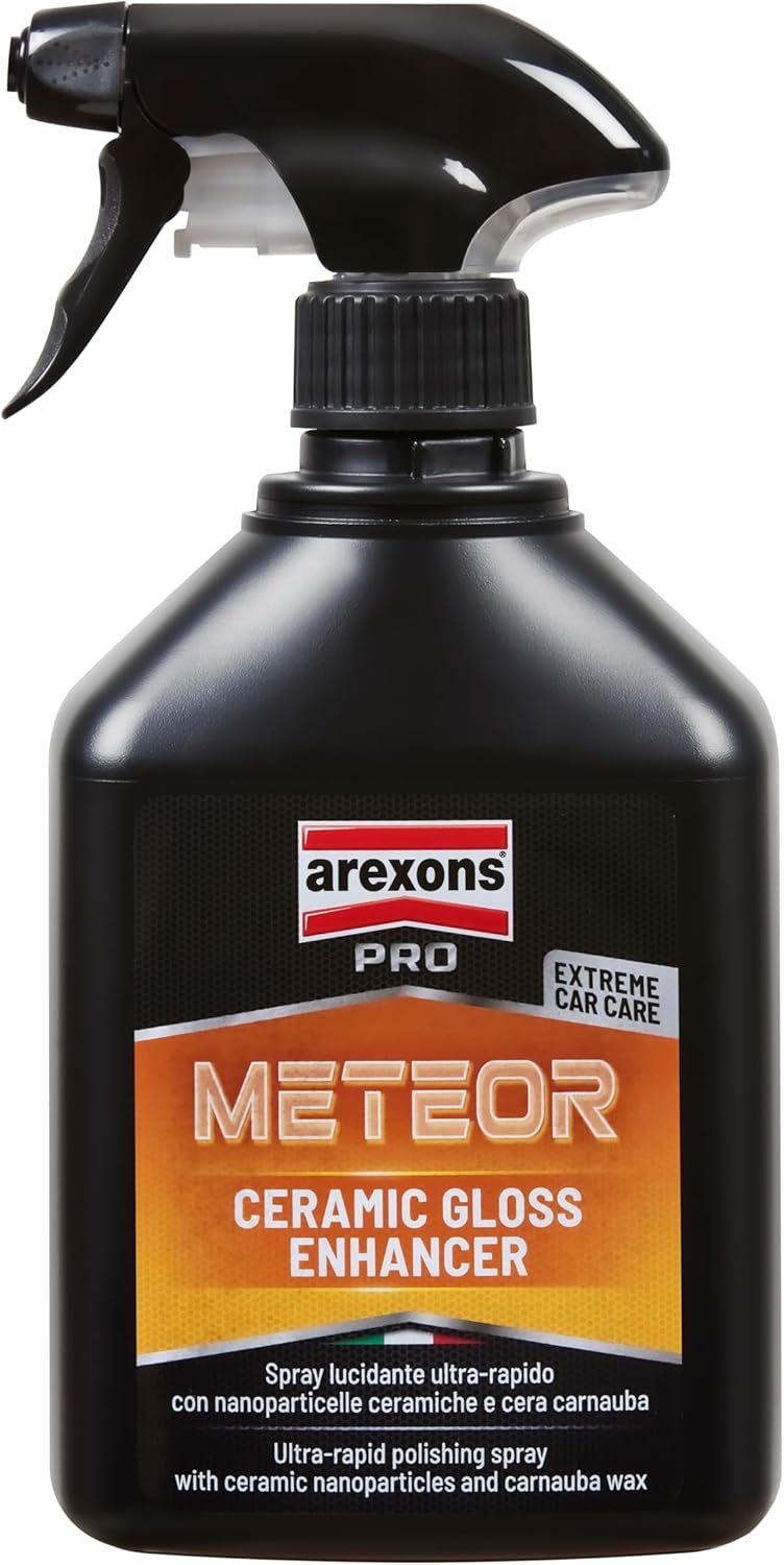Detalle de Arexons Car Care Pro METEOR – Cera Auto Rapida con Nanoceramiche, spray lucidante ultra-rapido