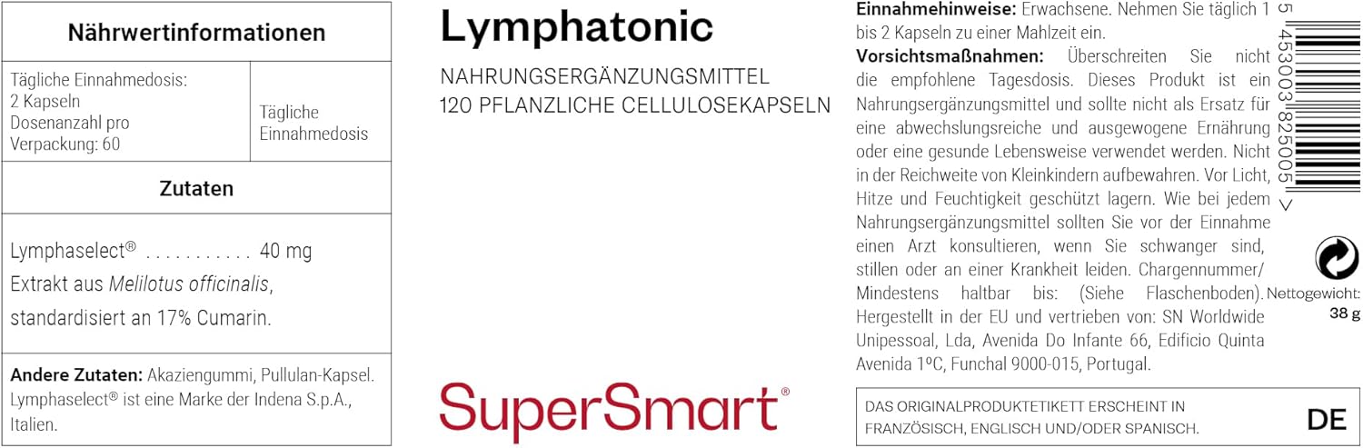 Thumbnail 2 de Lymphatonic – Blut- und Lymphzirkulation mit Melilotus officinalis, 100% vegetarisch