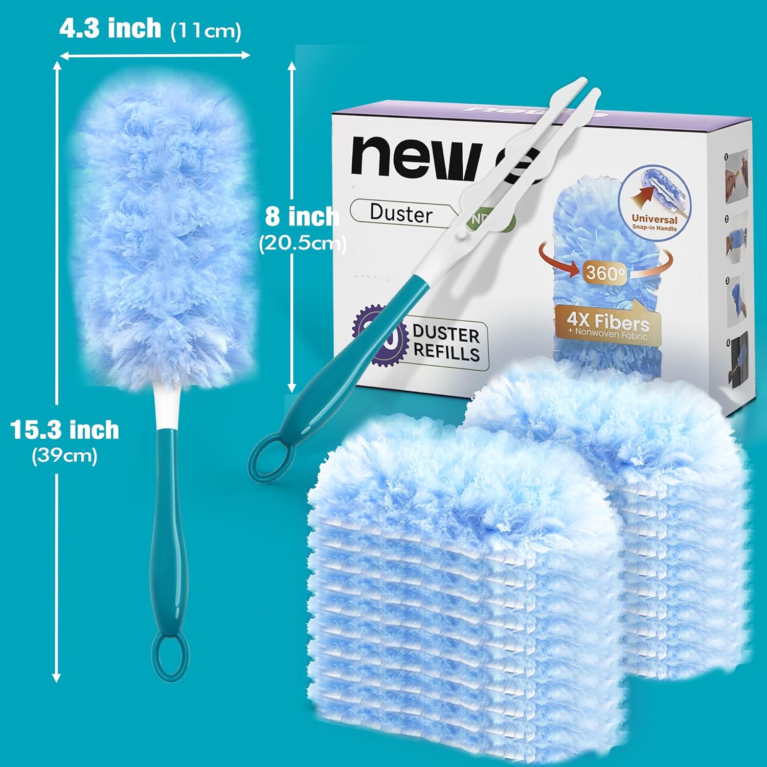 Thumbnail 4 de NEWE Dusters 360° Kit 20 Refills