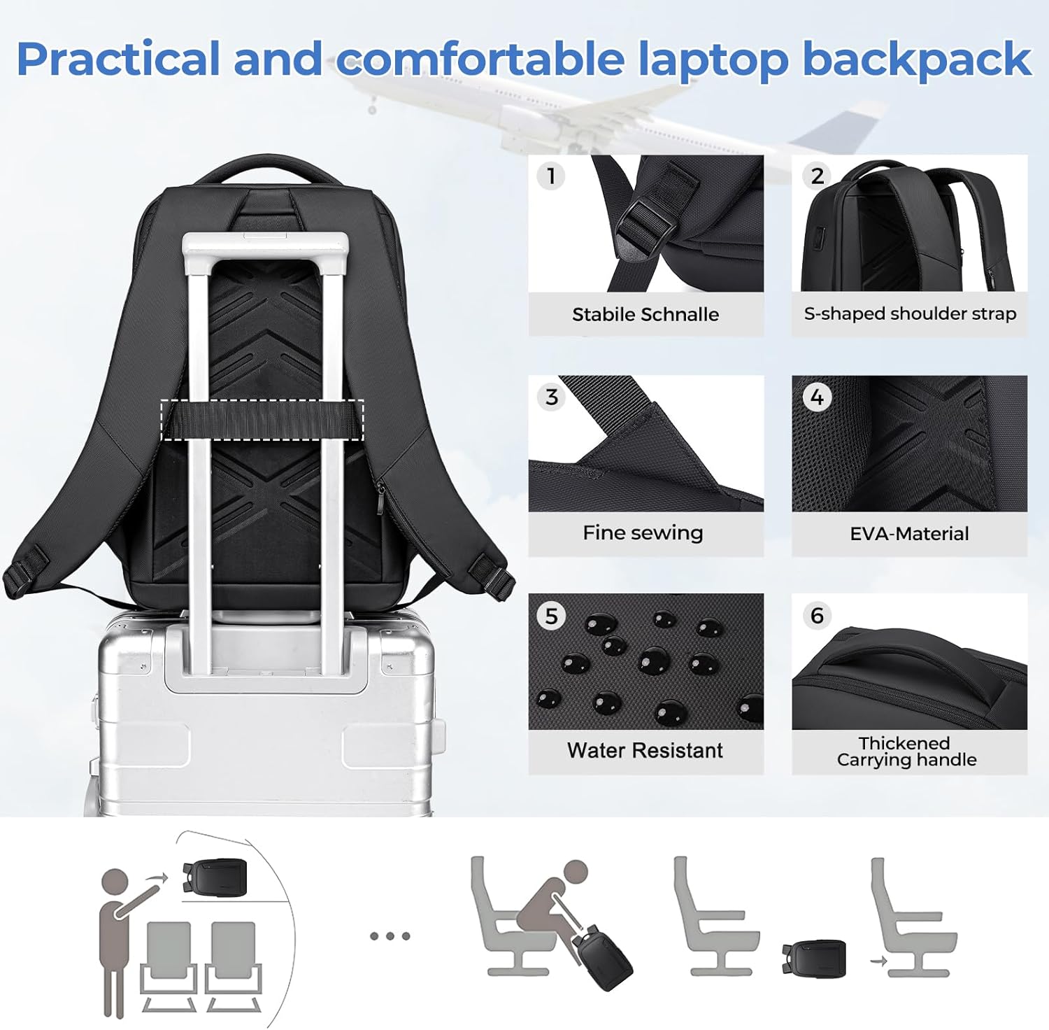 Thumbnail 5 de Fenree.geer Travel Backpack — 17-inch Laptop Backpack for Work and Travel