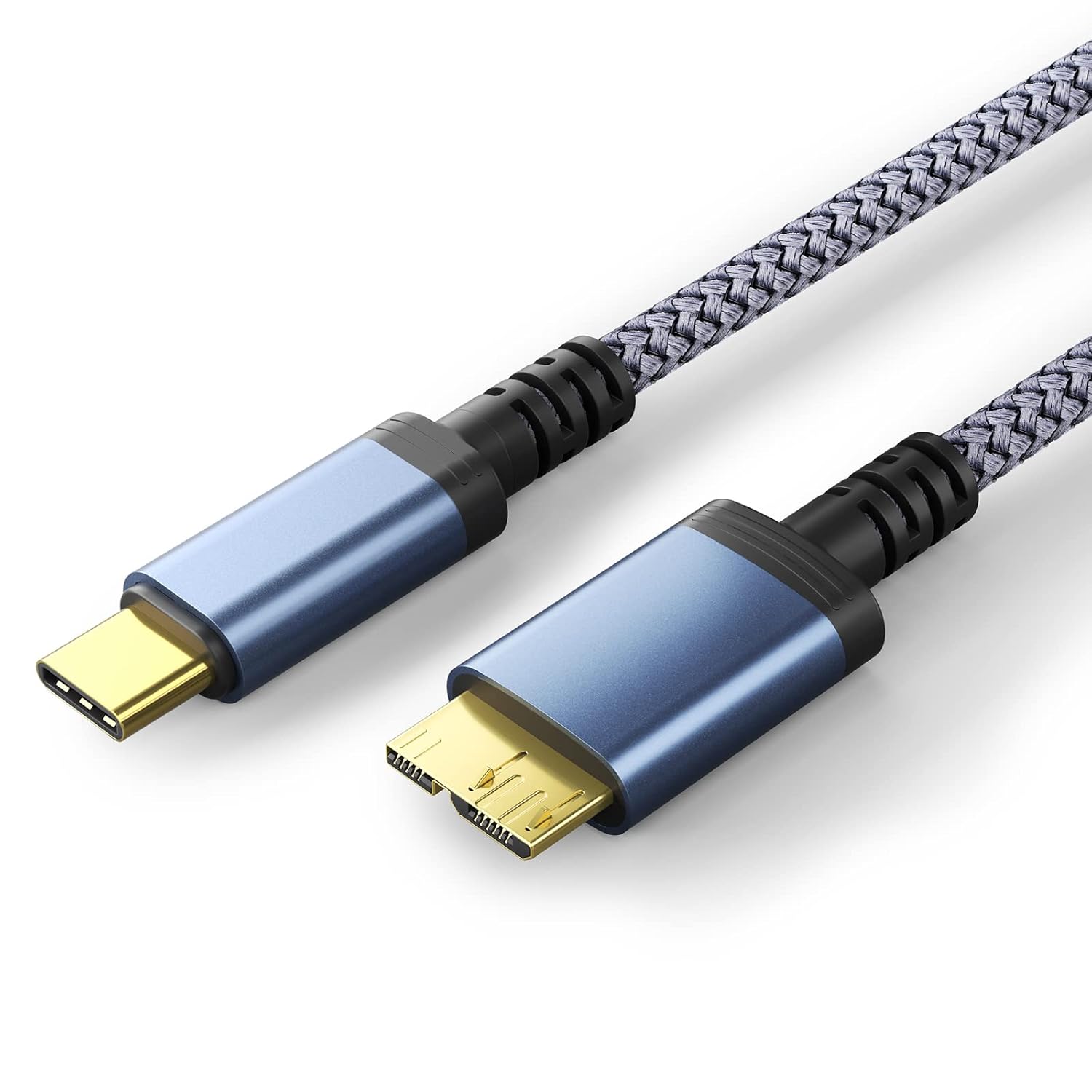 Detalle de USB C to Micro B Drive Cable 0.5m – Type C to USB 3.0 Micro-B for Portable External Hard Drives