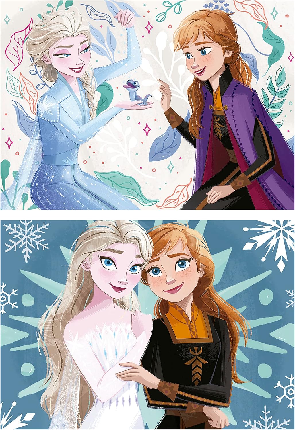 Thumbnail 1 de Lot de 2 puzzles enfants Educa (Frozen et amis) – 20 pièces chacun, 28 x 20 cm