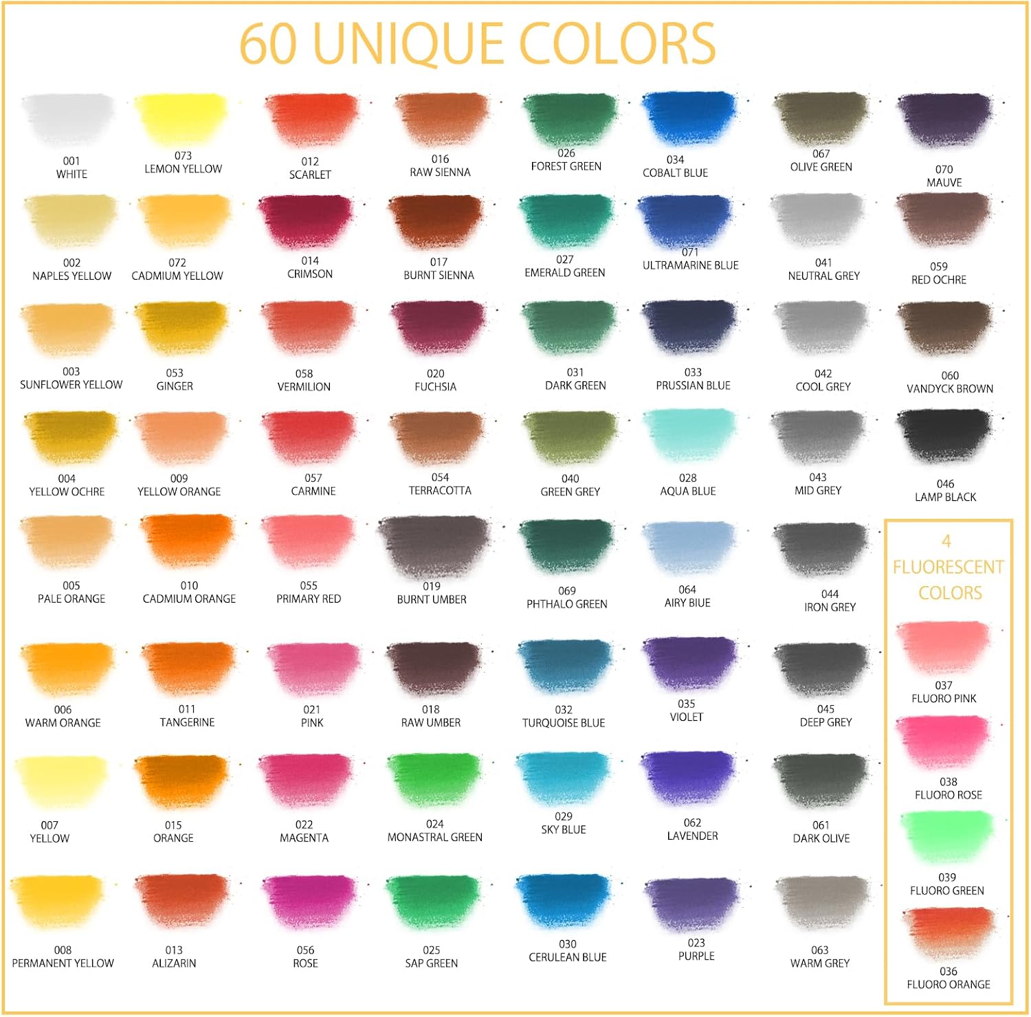 Thumbnail 1 de Artecho Pastellkreide 66er Premium Set – 64 Farben inklusive Schwarz & Weiß
