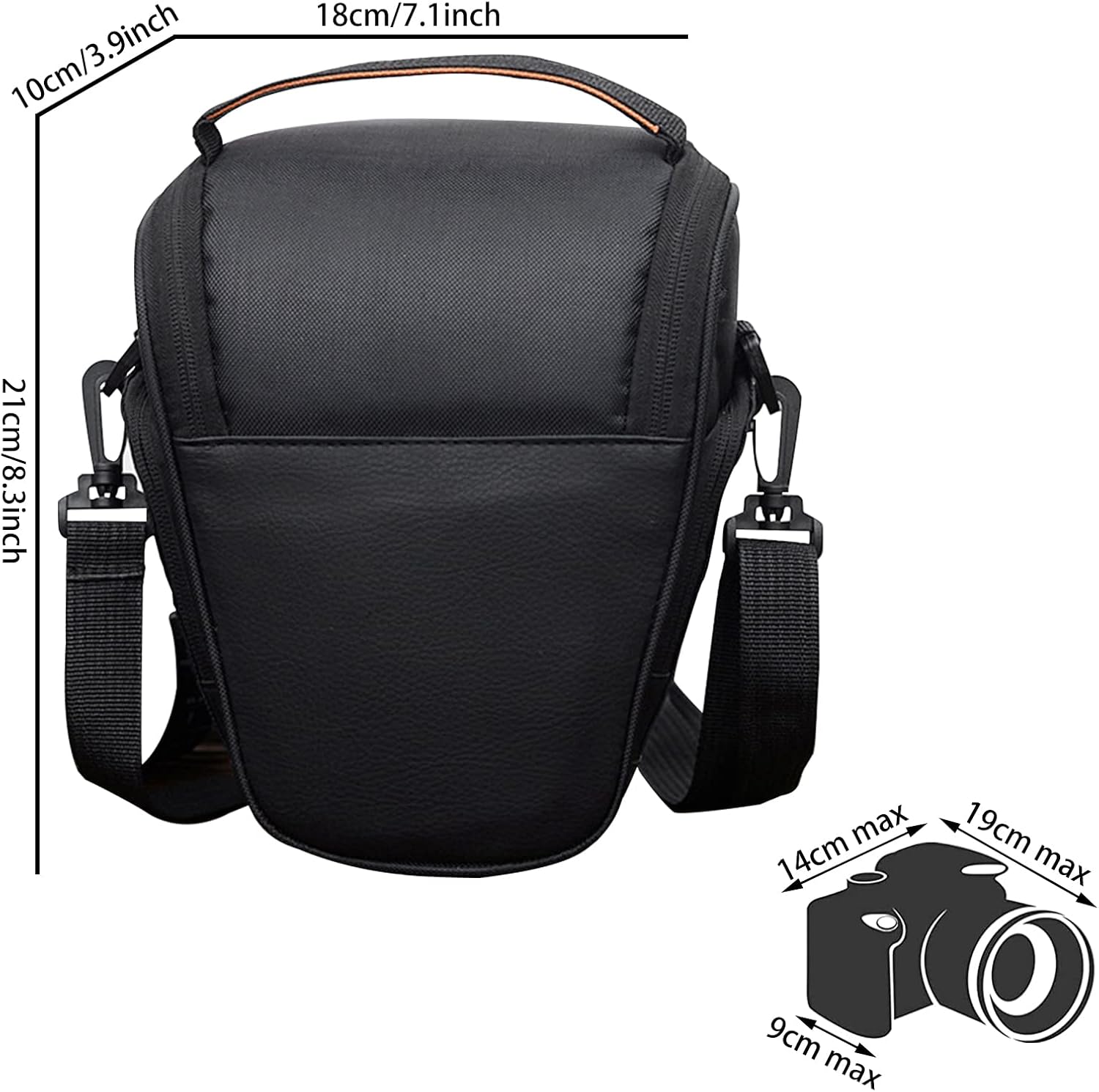 Detalle 2 de Funda cámara HIUOUIH para DSLR 14x9x19 cm