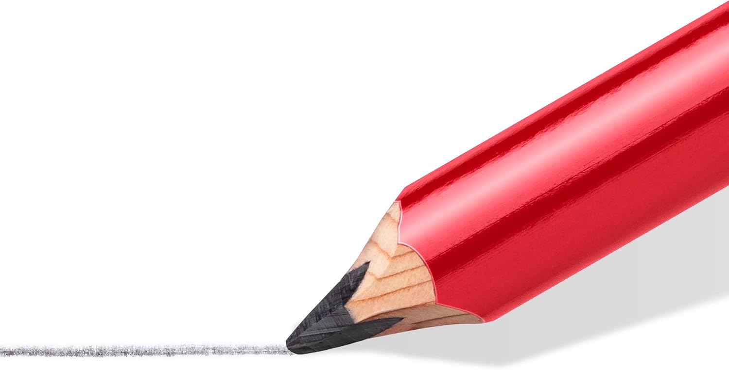Detalle de STAEDTLER Lot de 12 crayons de charpentier Noir