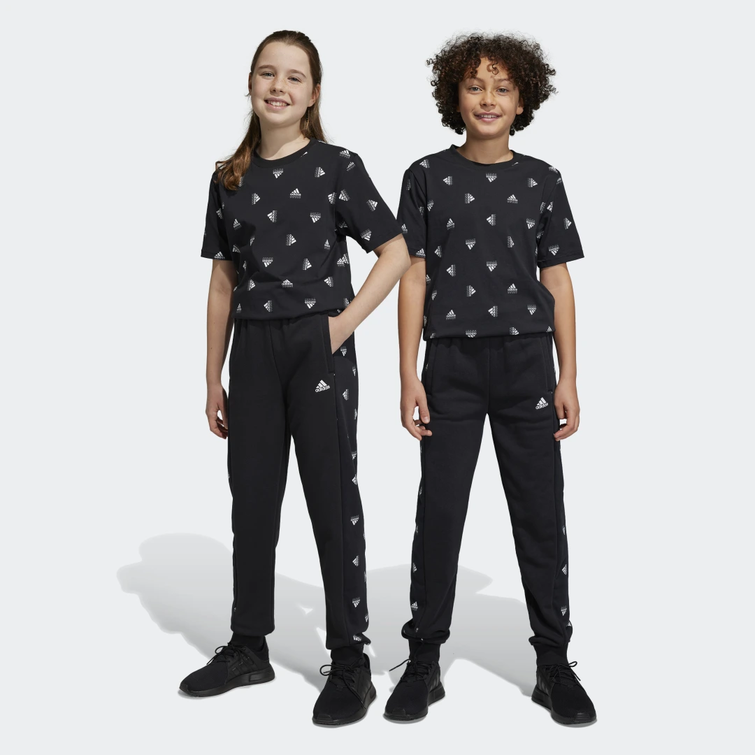 Detalle de Pantalón Brand Love Side Insert Print - Adidas (negro)