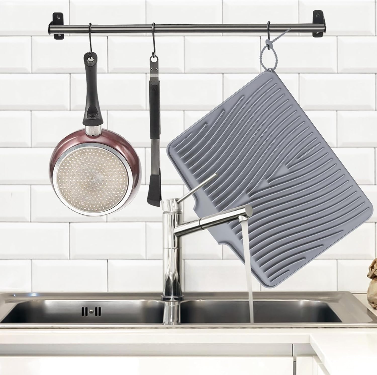 Detalle de TIKNIK Dish Drying Mat 20" x 15" 🍽