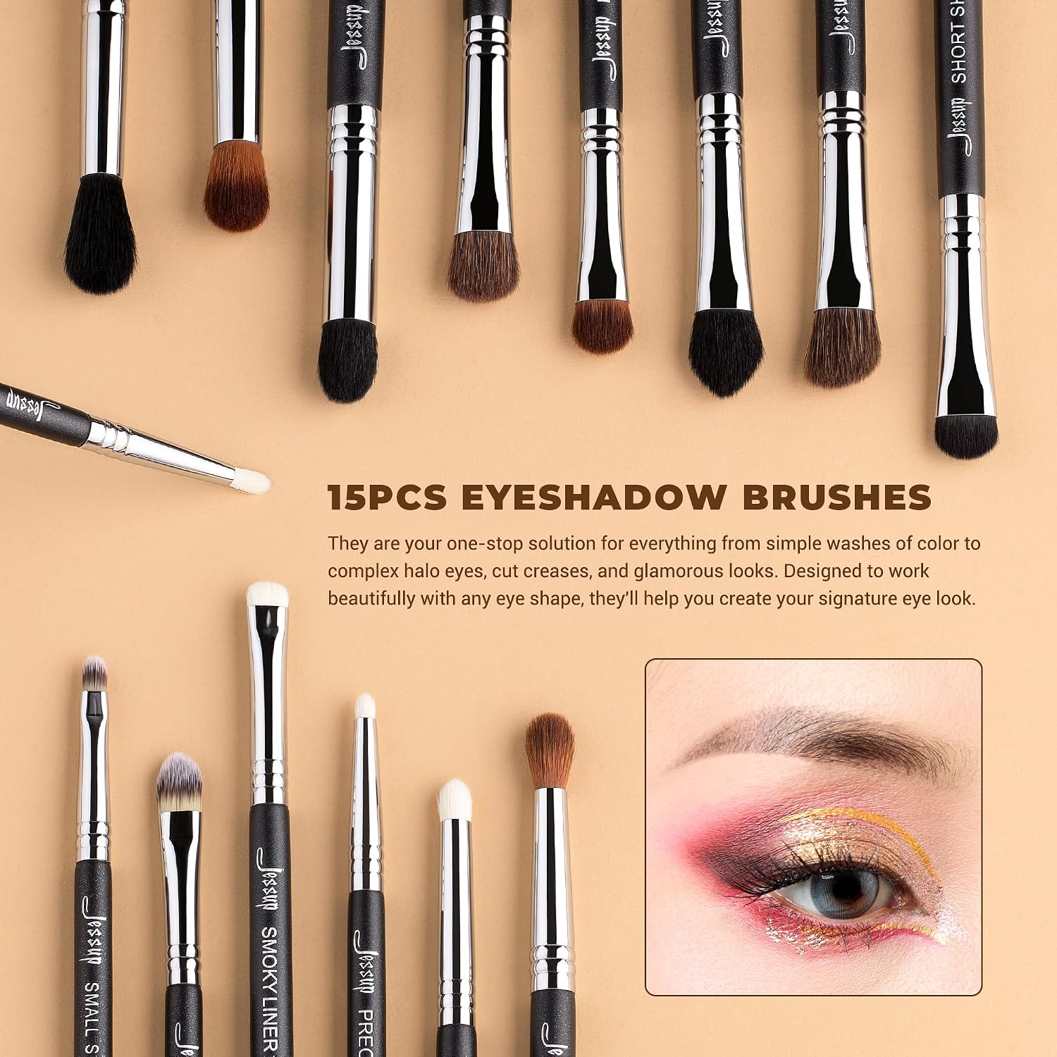 Thumbnail 3 de Jessup Pennelli Trucco Professionale 35 pezzi