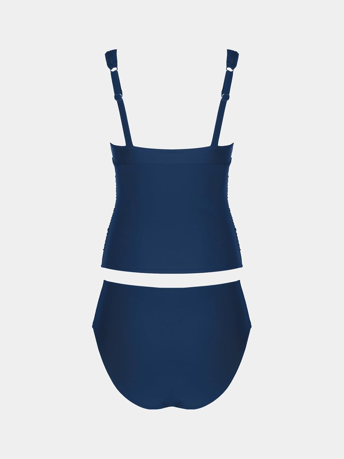 Thumbnail 6 de CUPSHE Damen Tankini Set V-Ausschnitt mit Wellenkante – Zweiteiliges Bademode-Set