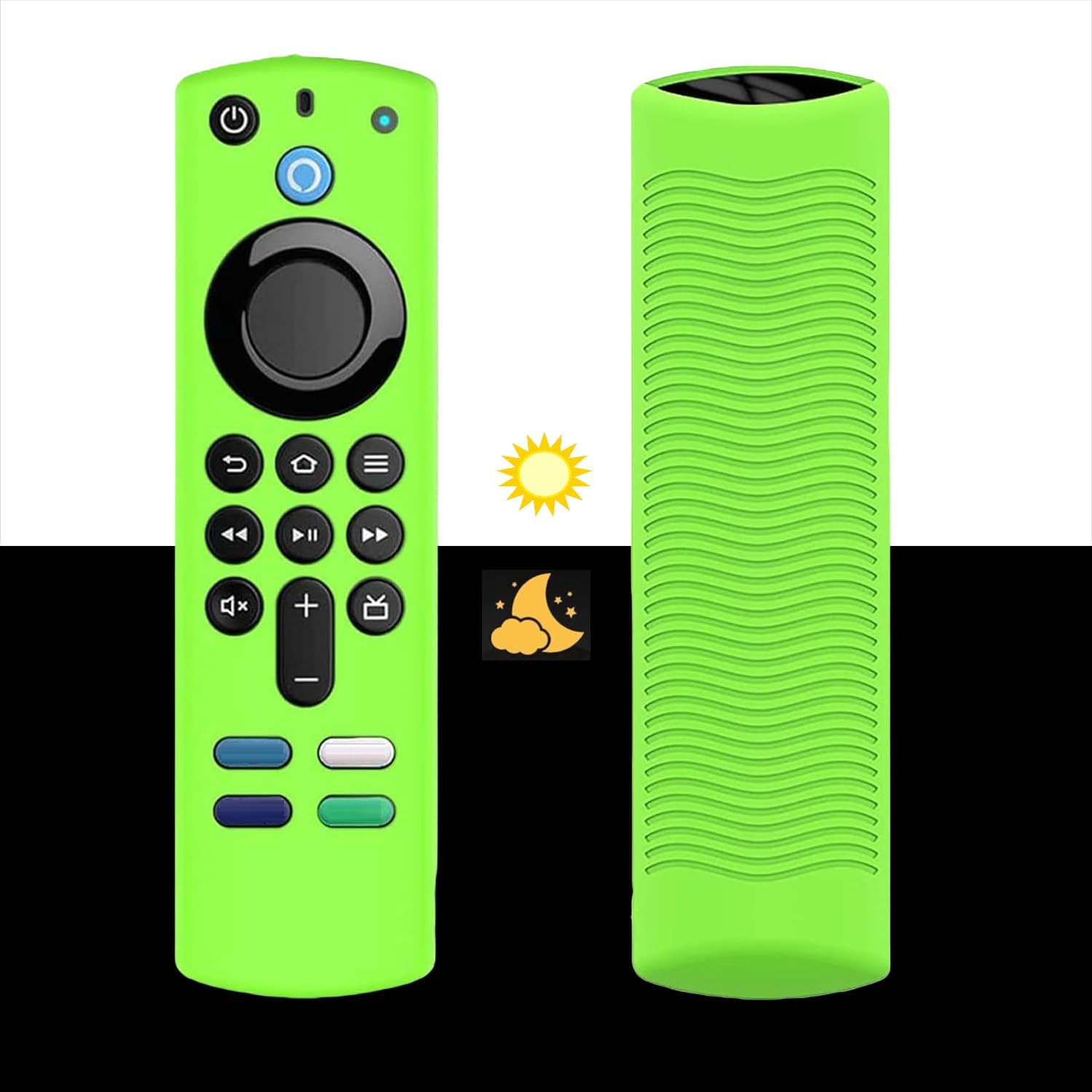 Thumbnail 6 de [2 Pack] Silicone Remote Cover Replacement for Smart HD Streaming 3rd/4K Remote Controller with Lanyard