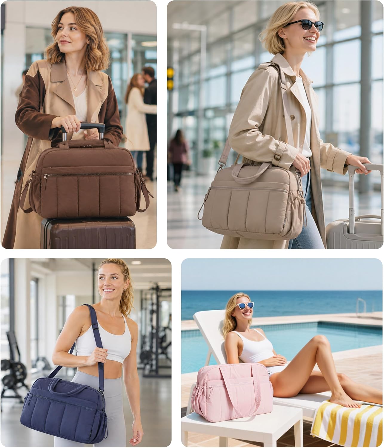 Thumbnail 5 de BAGSMART Gym Bag for Women Duffle Bag with Wet Pocket