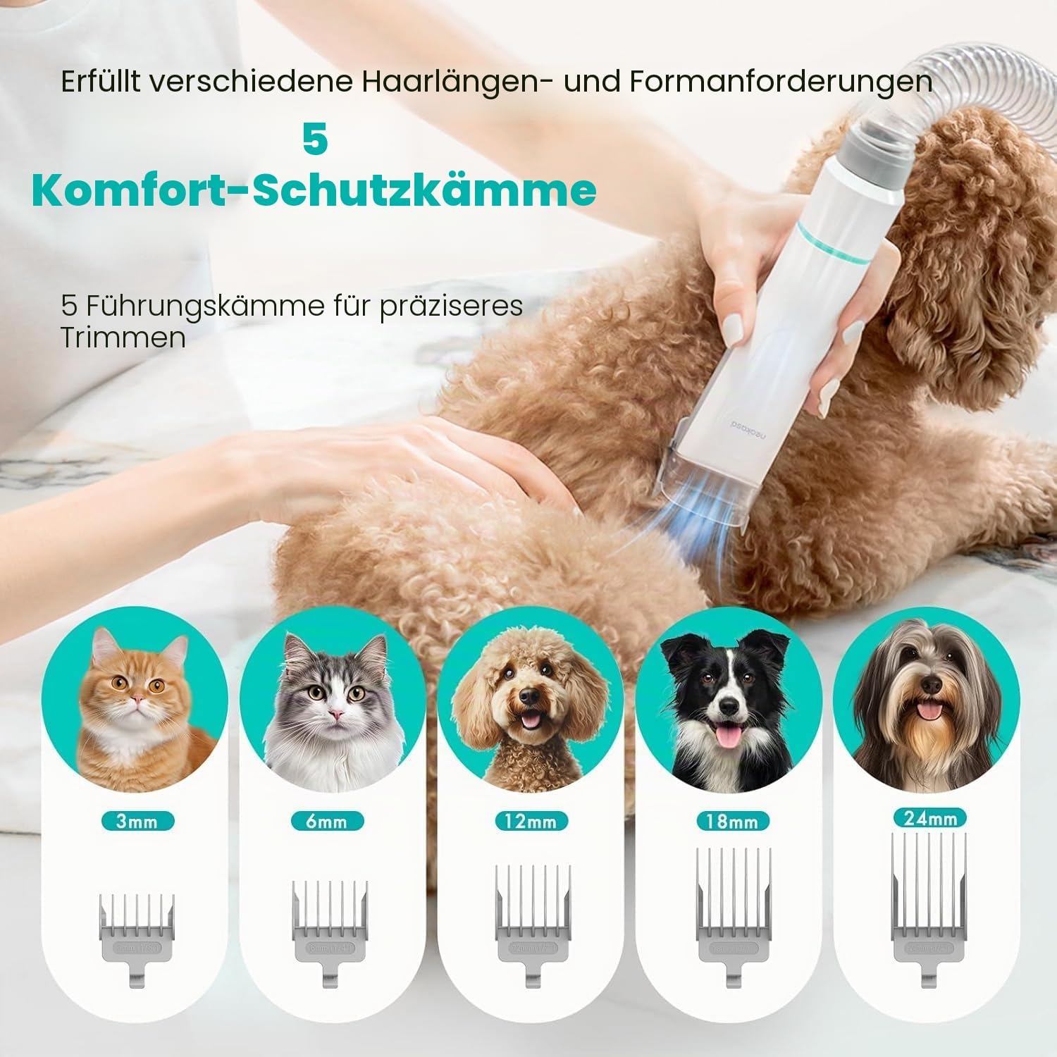 Thumbnail 3 de Neakasa P1 Pro Hundeschermaschine mit Staubsauger – Komplettes Haustierpflegeset